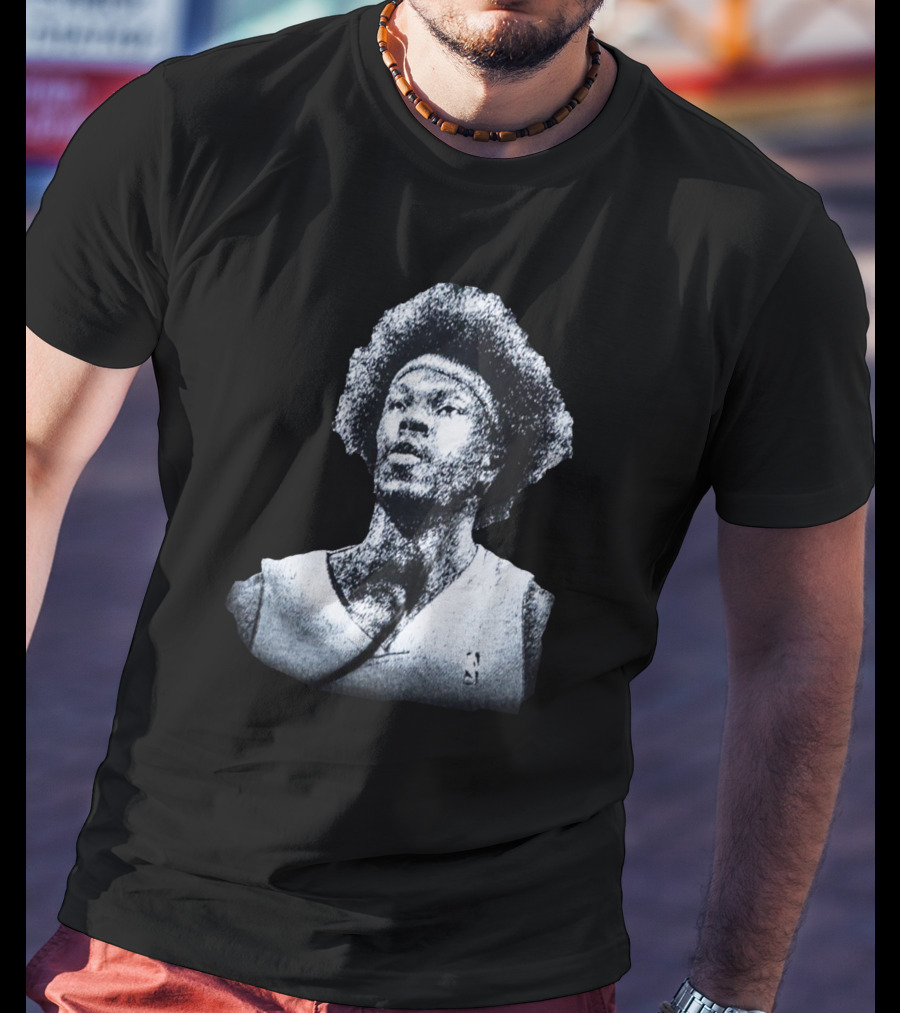 Ben Wallace NBA Basketball Player Afro T-Shirt