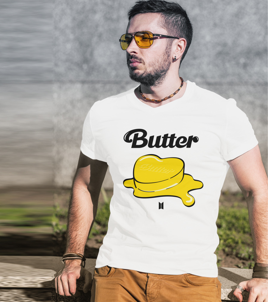 BTS Butter Melting Heart T-Shirt
