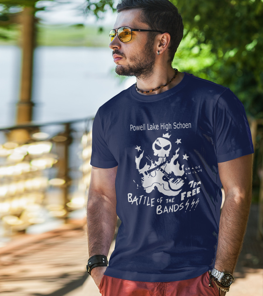 Powell Lake High Schoen Battle Of The Bands Grade Twelve 7 PM Free T-Shirt