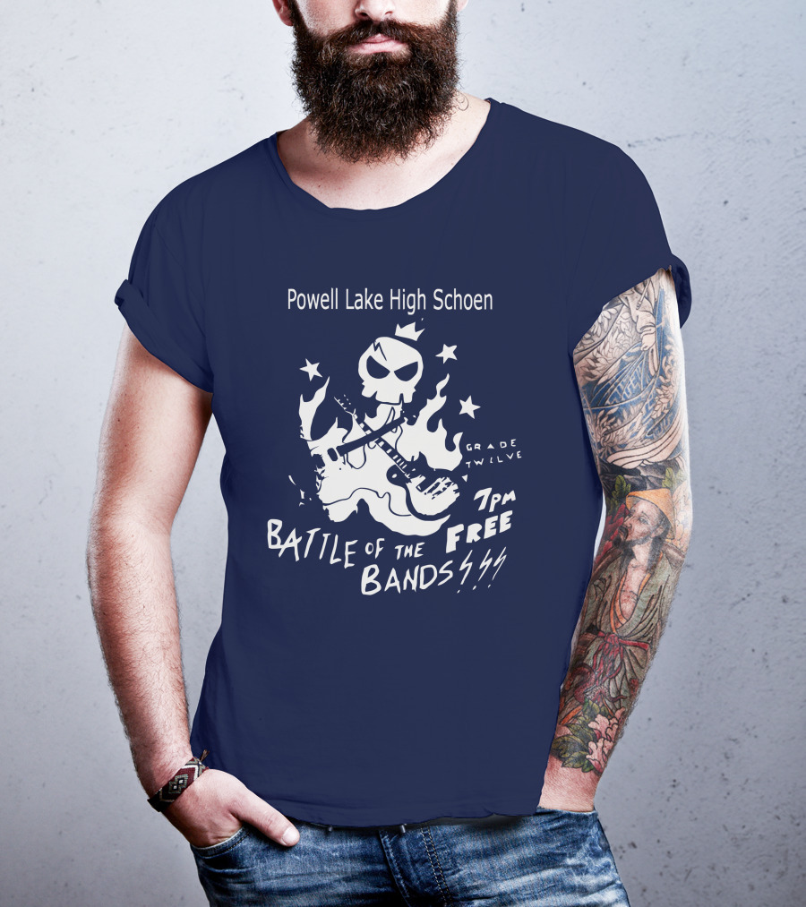 Powell Lake High Schoen Battle Of The Bands Grade Twelve 7 PM Free T-Shirt