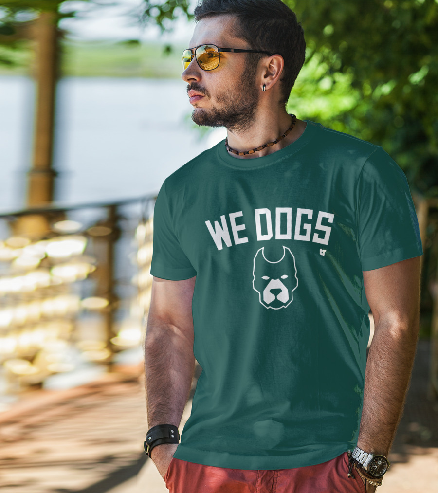 We Dogs Bull Dog Face T-Shirt