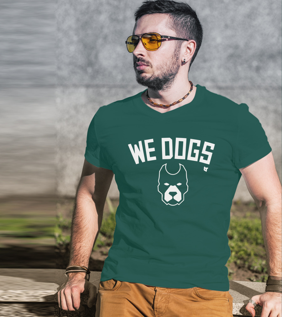 We Dogs Bull Dog Face T-Shirt