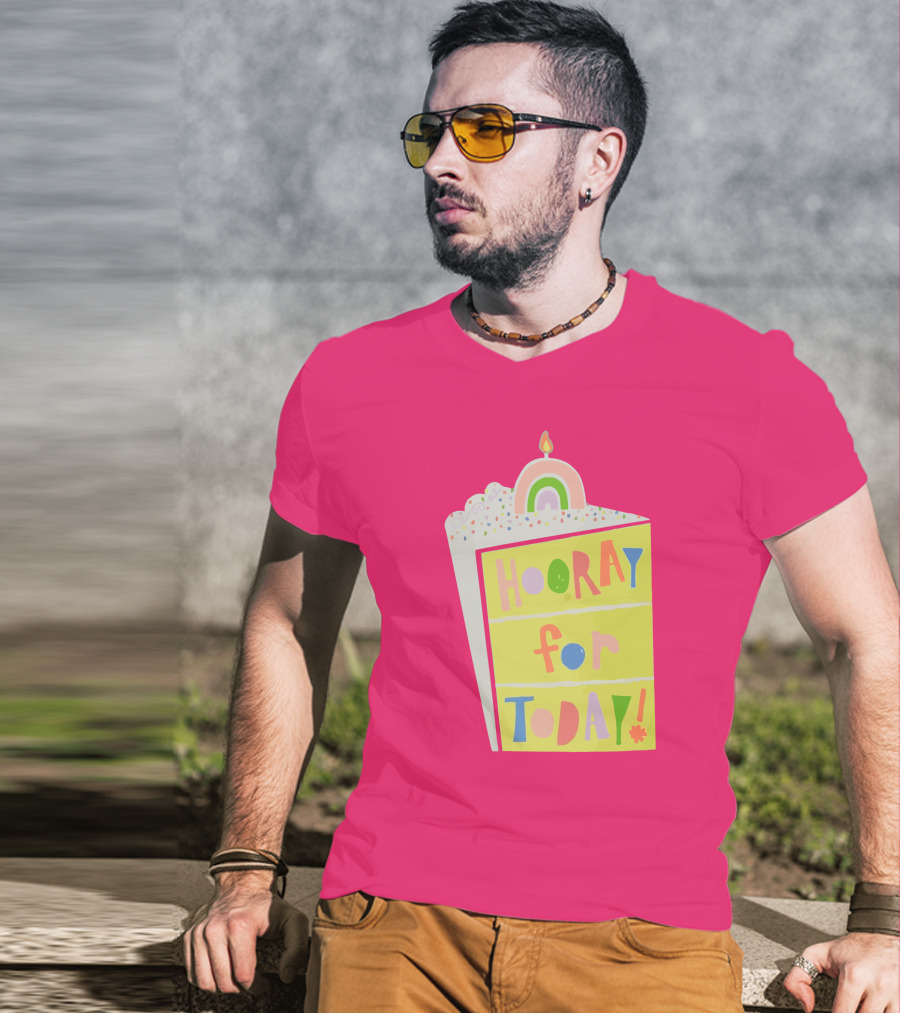 Hooray For Today Rainbow Cake T-Shirt