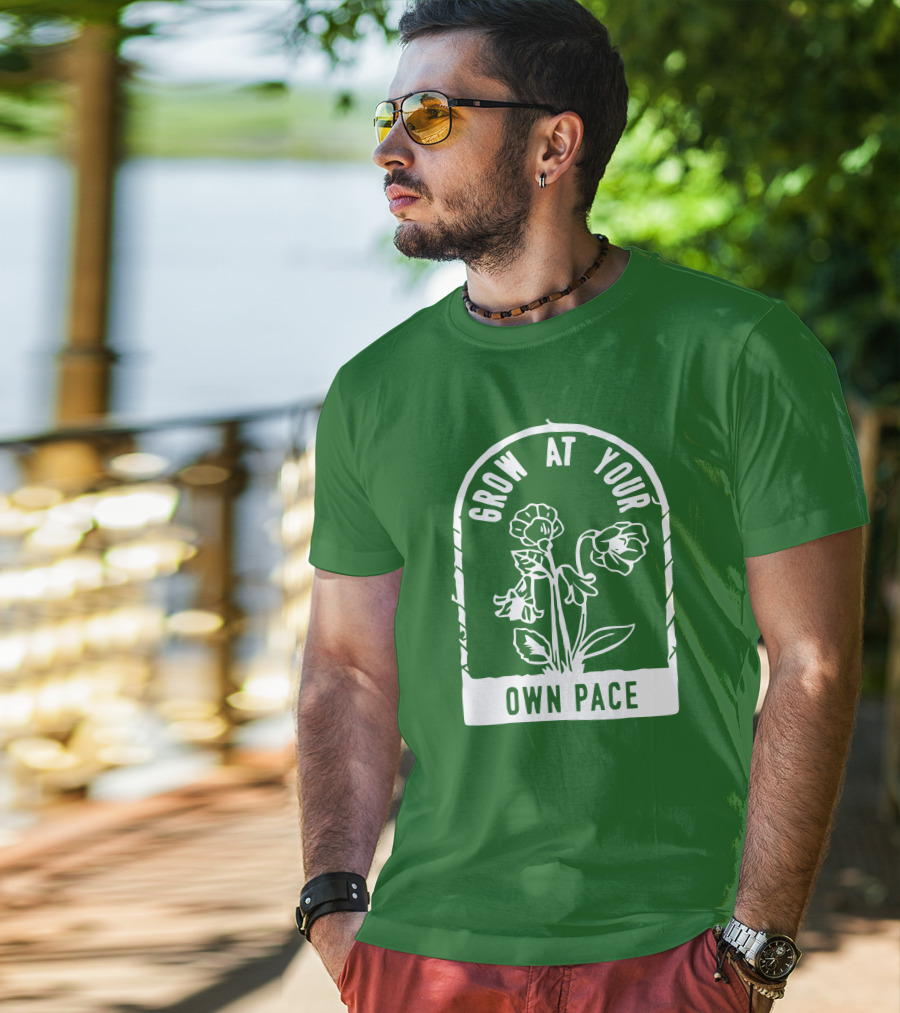 Grow At Your Own Pace Botanical Archway T-Shirt