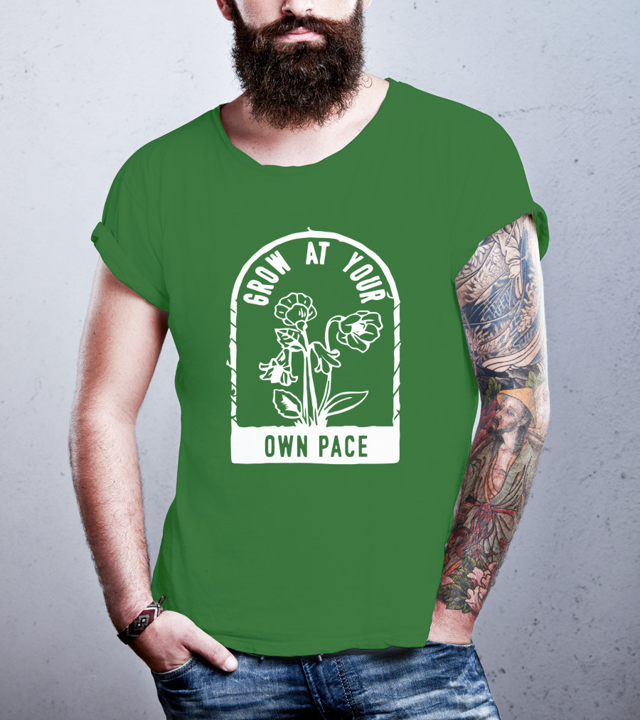 Grow At Your Own Pace Botanical Archway T-Shirt