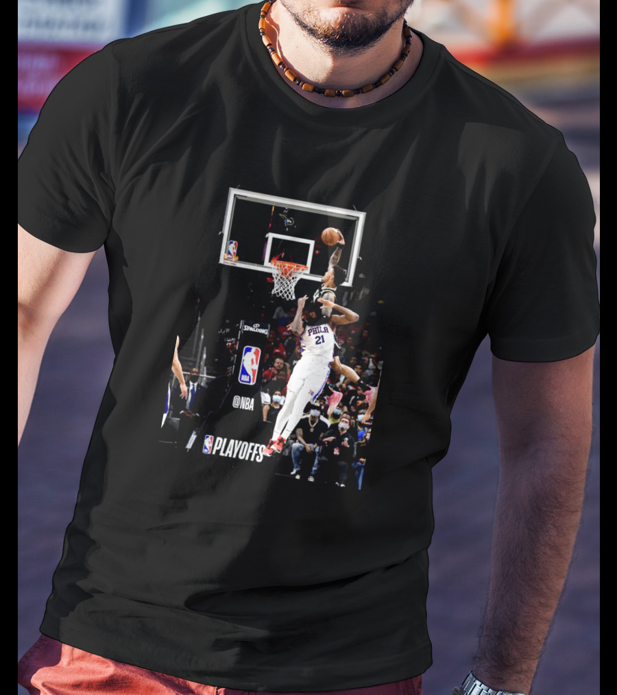 NBA Playoffs John Collins Dunk Against Philadelphia T-Shirt
