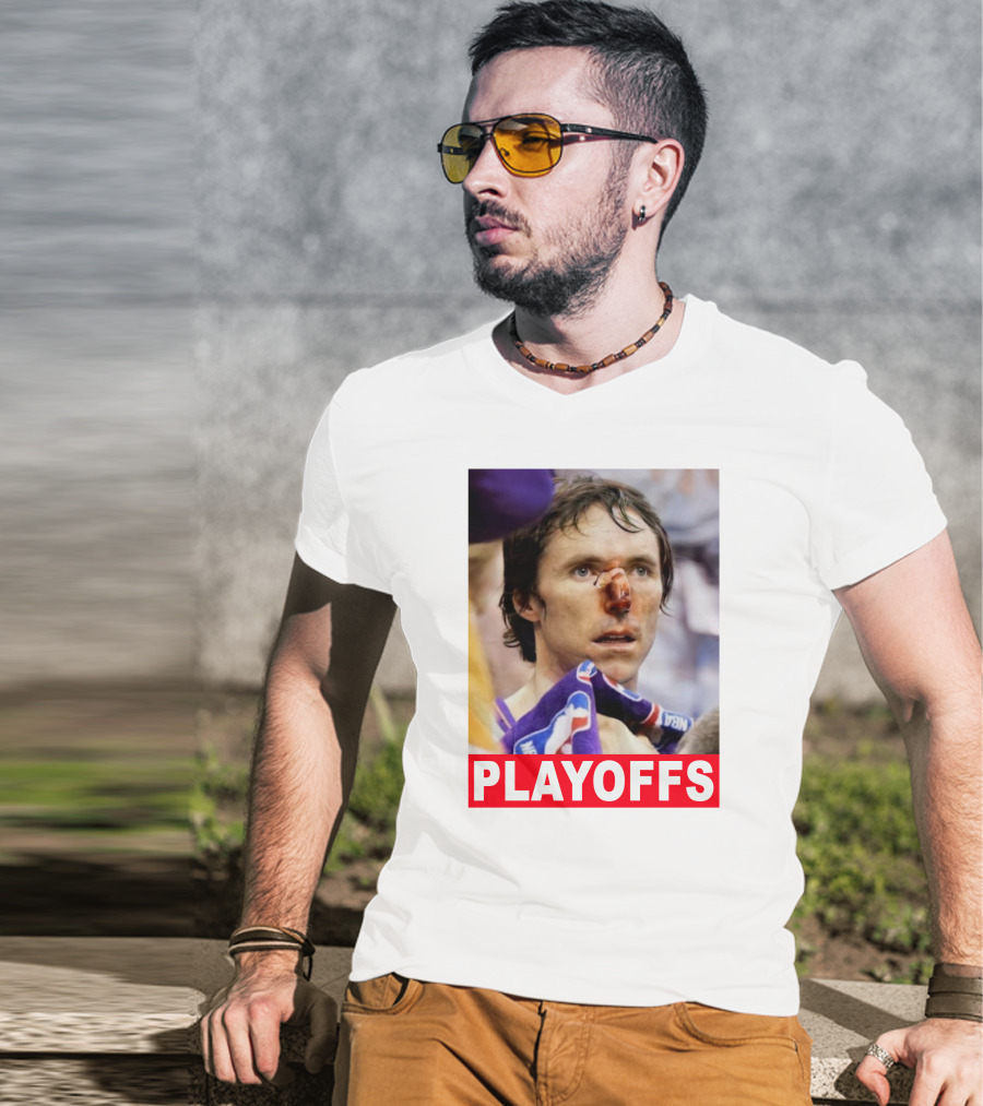 Steve Nash Playoffs Broken Nose T-Shirt