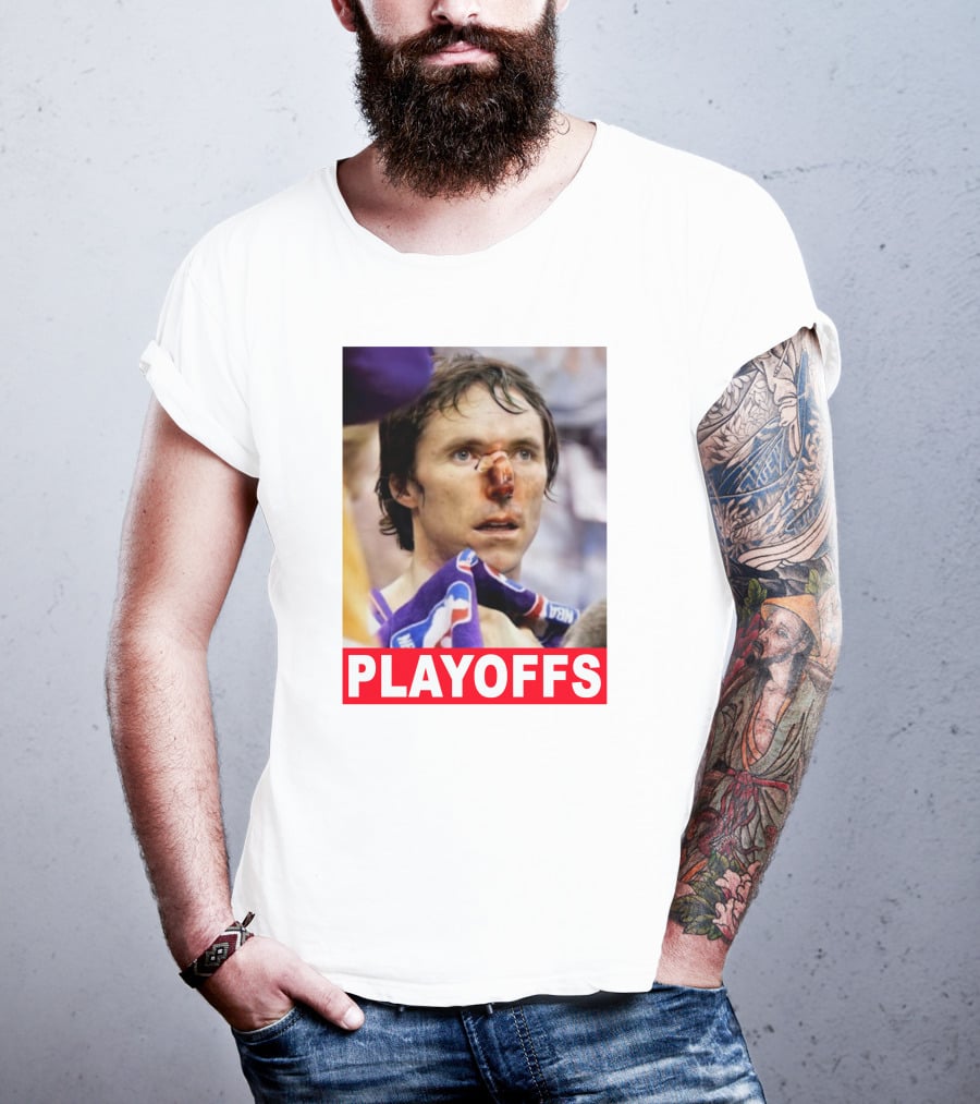 Steve Nash Playoffs Broken Nose T-Shirt