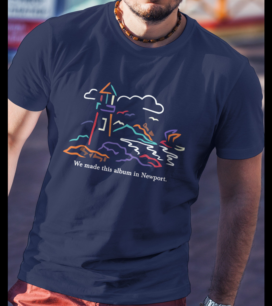 We Made This Album In Newport Quinn XCII Cosii Merch Lighthouse T-Shirt