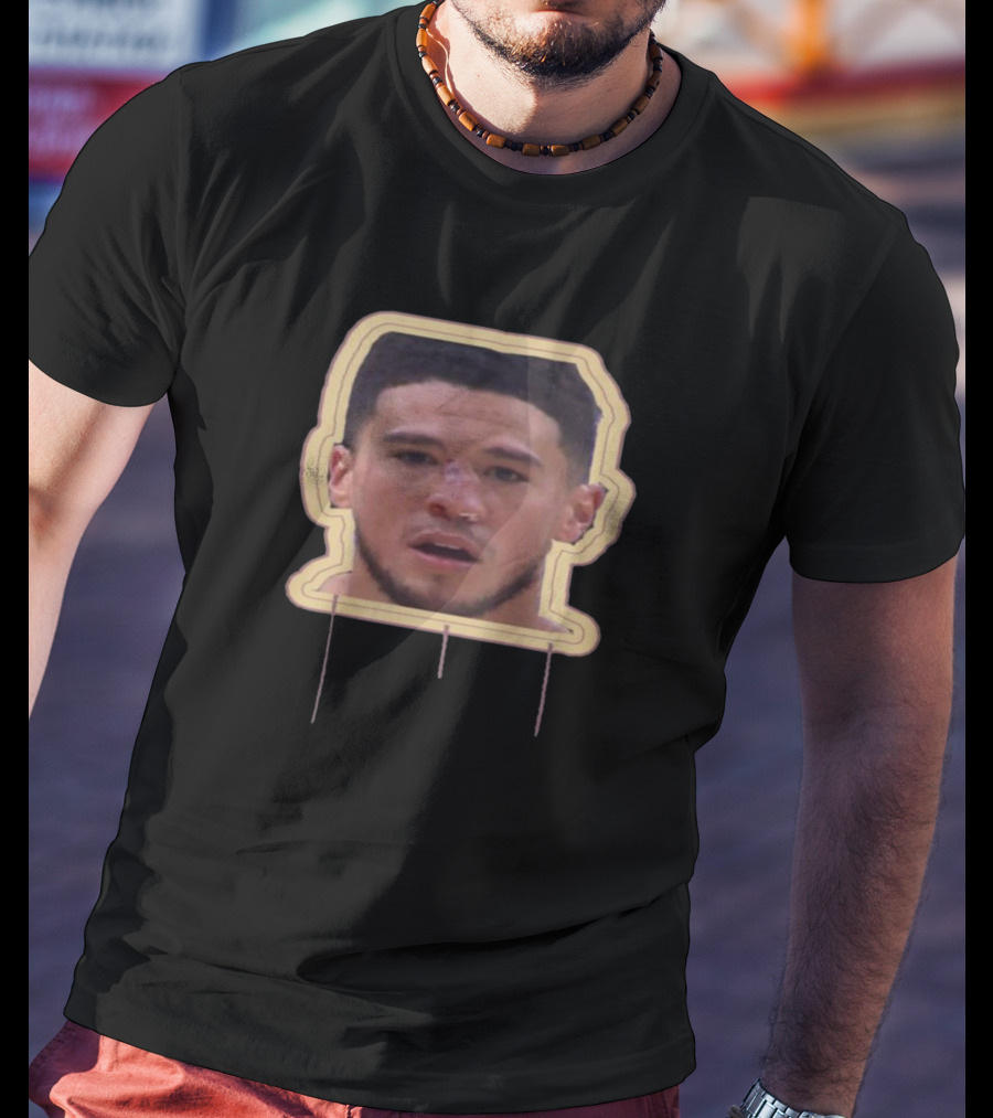 Suns Deandre Ayton Devin Booker Face T-Shirt