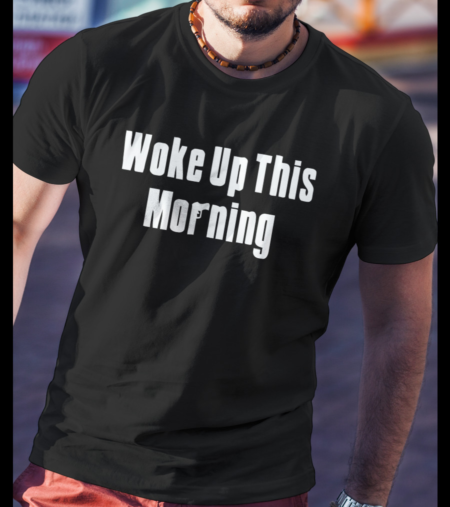 Woke Up This Morning Gun Icon Sopranos Reference T-Shirt