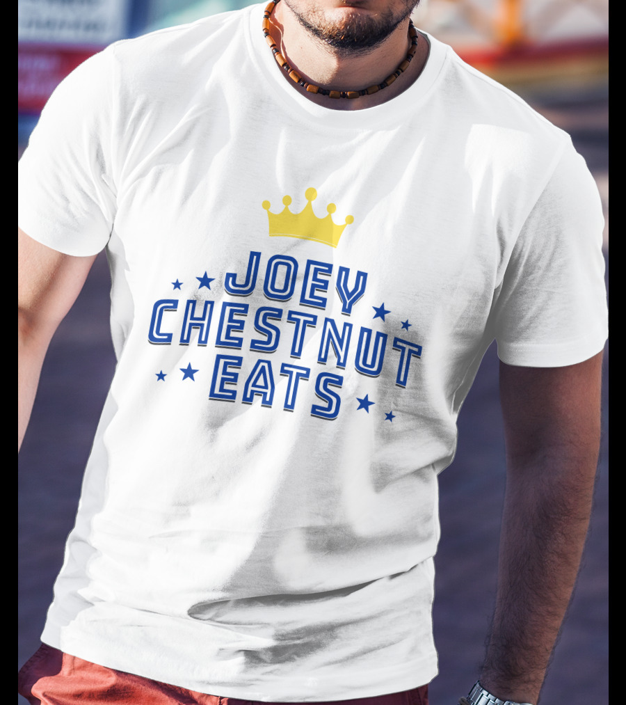 Joey Chestnut Eats Crown Stars T-Shirt