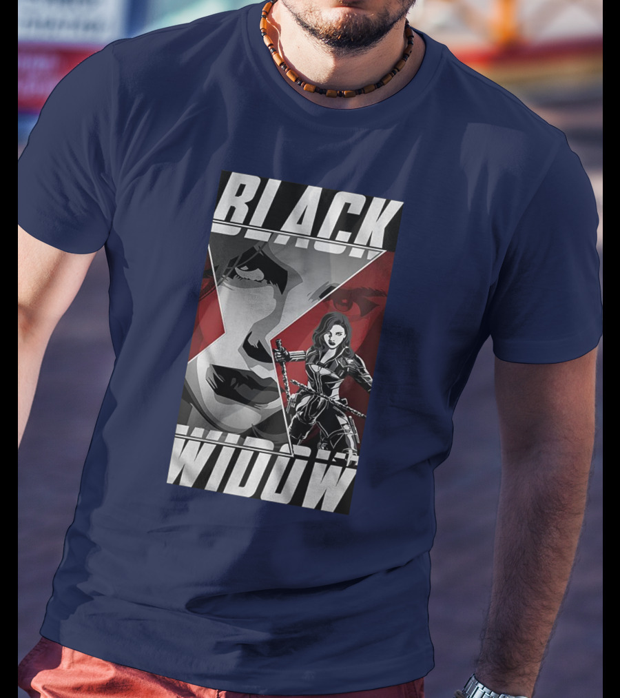 Black Widow Marvel Cinematic Heroine Dynamic T-Shirt