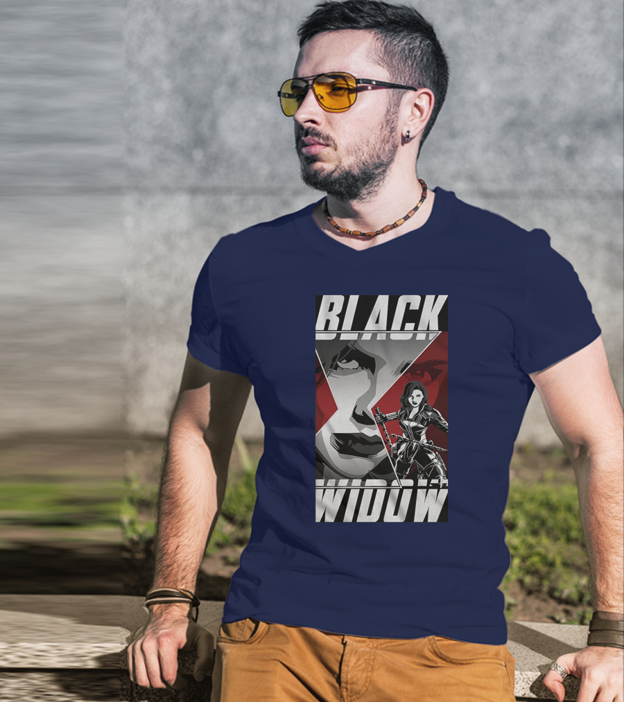 Black Widow Marvel Cinematic Heroine Dynamic T-Shirt