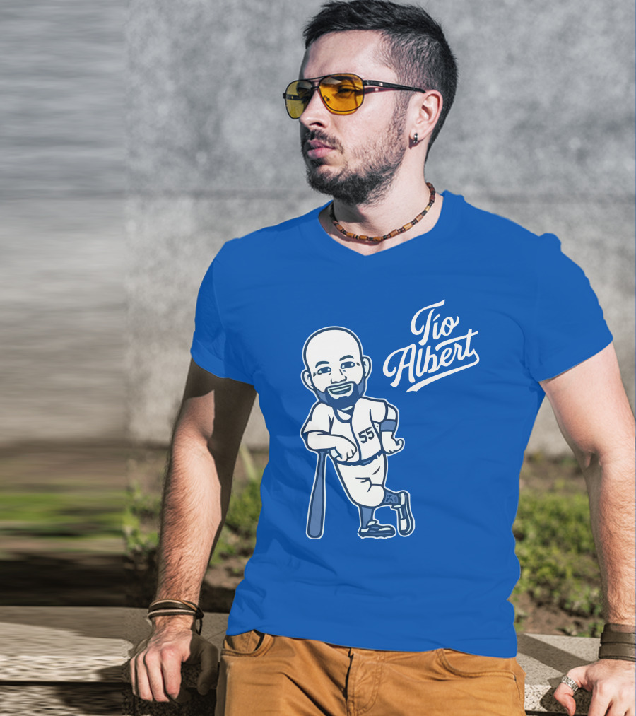 Tio Albert 55 Albert Pujols Los Angeles Dodgers T-Shirt