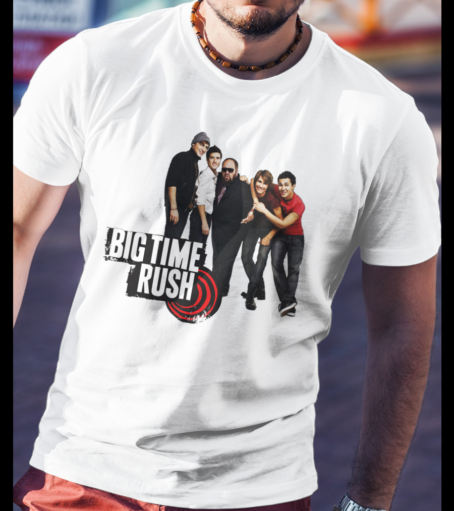 Big Time Rush Band Group Photo Merch T-Shirt