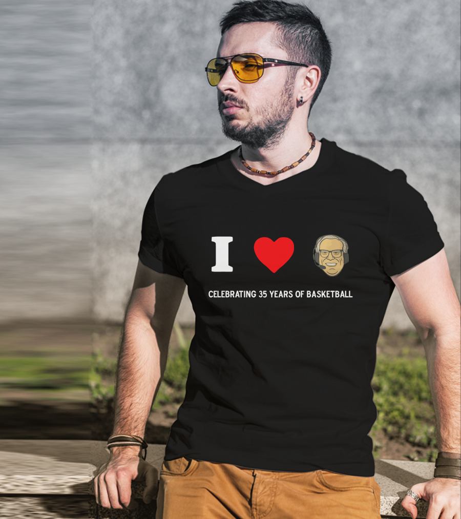 I Love Jim Paschke Celebrating 35 Years Of Paschketball T-Shirt