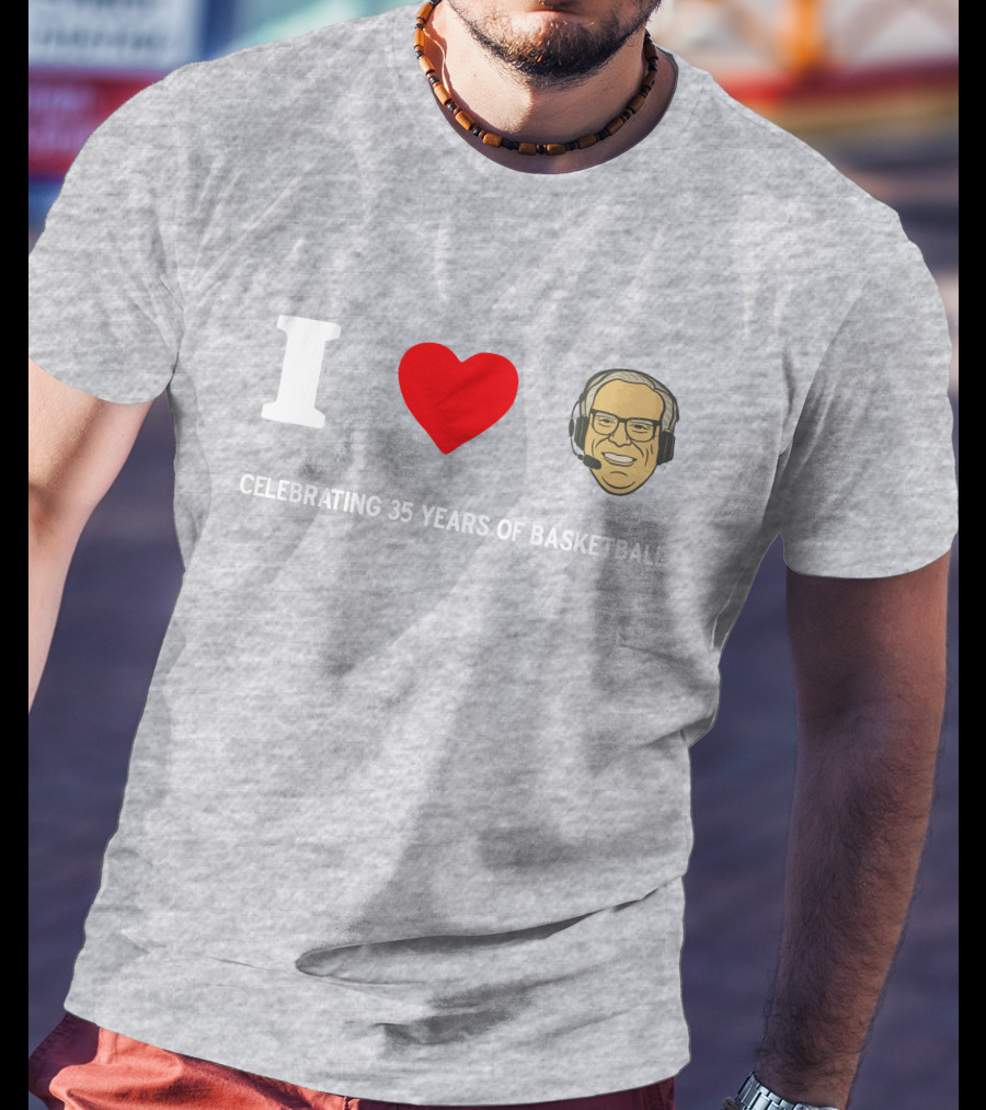 I Heart Jim Paschke Celebrating 35 Years Of Basketball T-Shirt