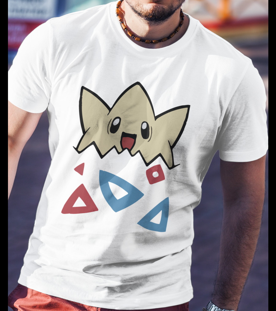 Togepi Pokemon Shop Triangles And Shapes T-Shirt