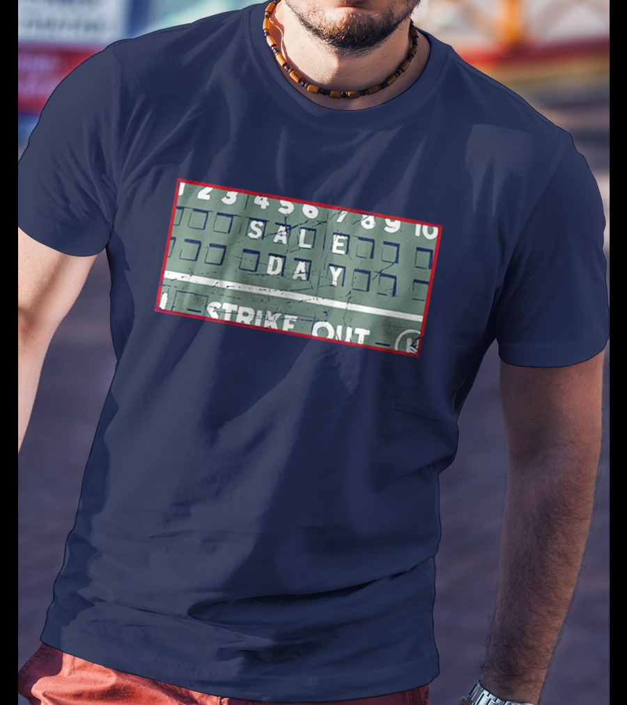 Boston Red Sox Chris Sale Strike Out Sale Day T-Shirt