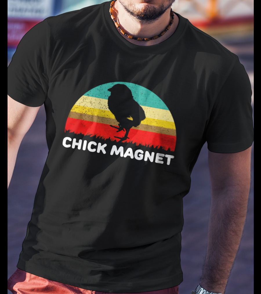 Kenny Omega Chick Magnet Retro Sunset T-Shirt