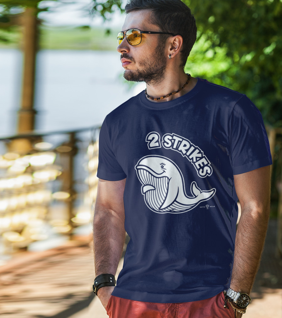2 Strikes Roto Wear Whale T-Shirt