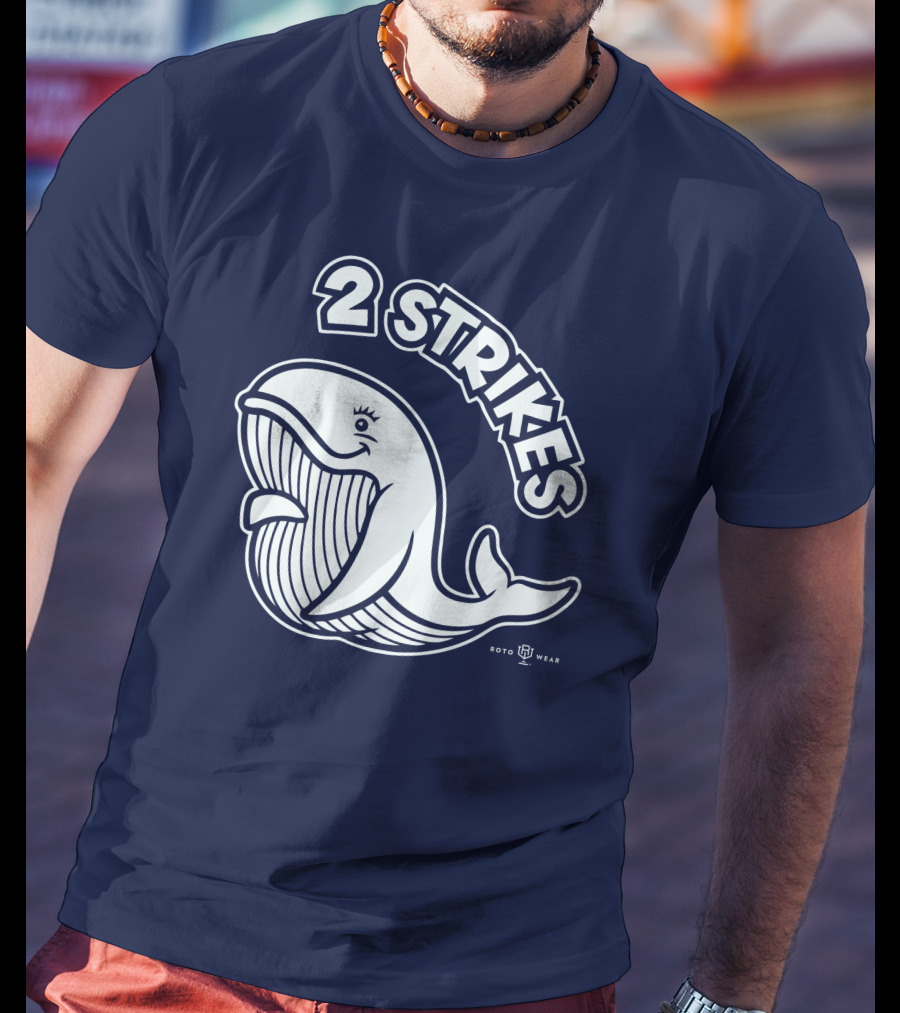 2 Strikes Roto Wear Whale T-Shirt
