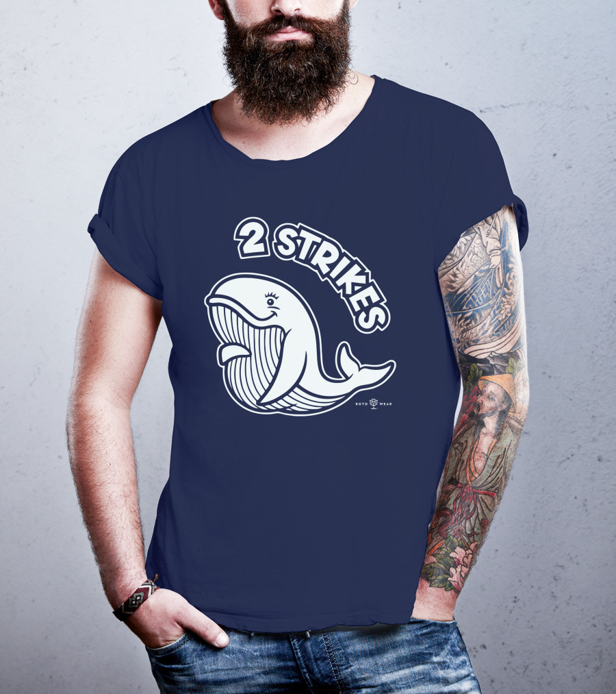 2 Strikes Roto Wear Whale T-Shirt