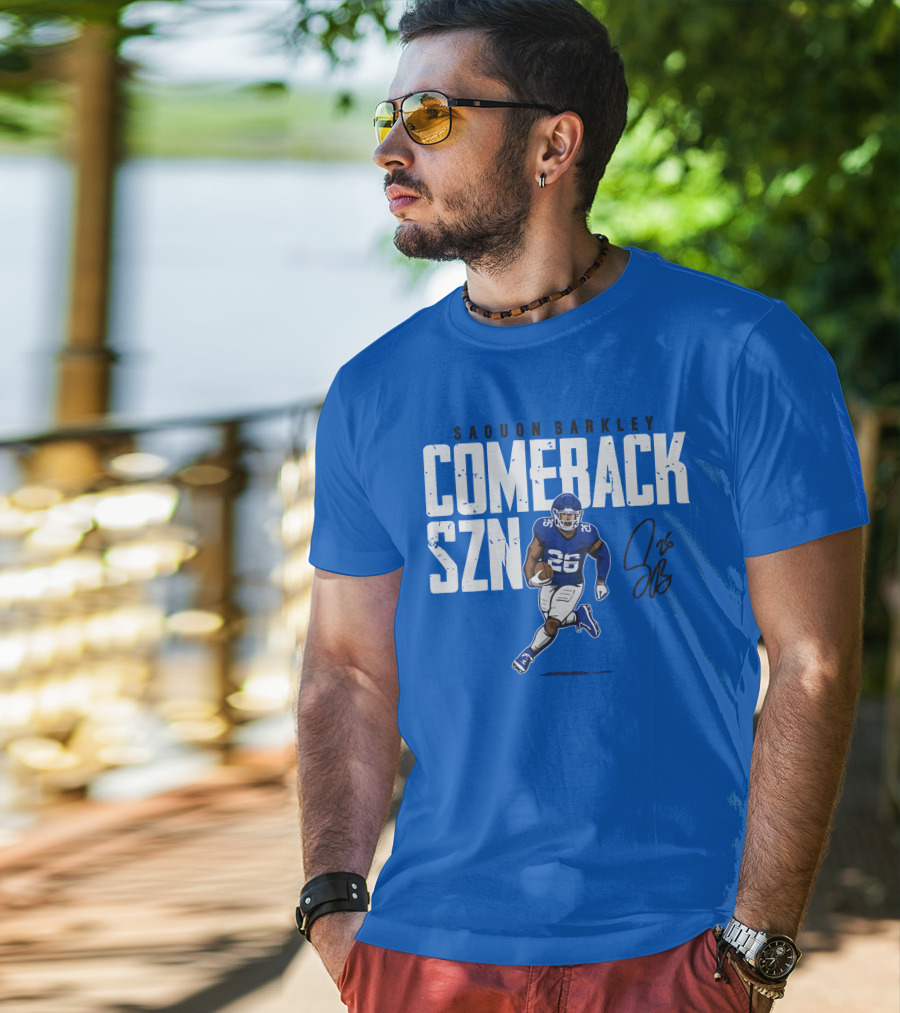 Saquon Barkley Comeback SZN 26 Football T-Shirt