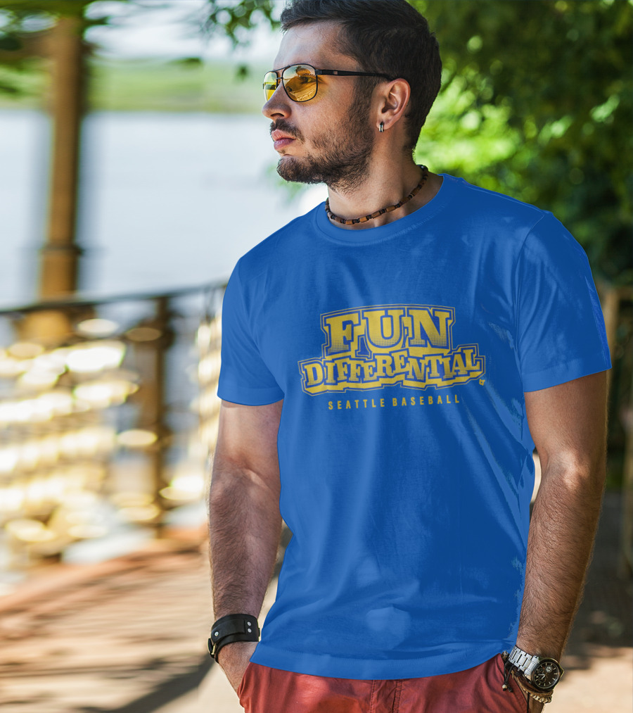 Fun Differential Seattle Baseball T-Shirt