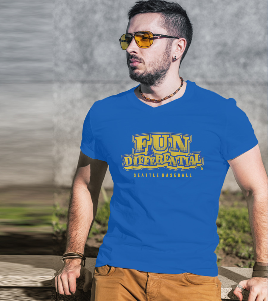 Fun Differential Seattle Baseball T-Shirt