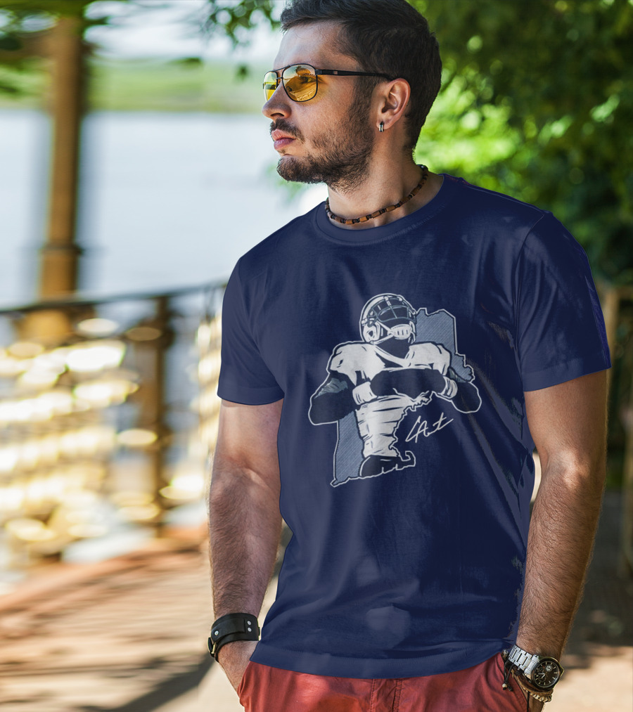 Cam Newton Celebration Football Player Signature Pose T-Shirt
