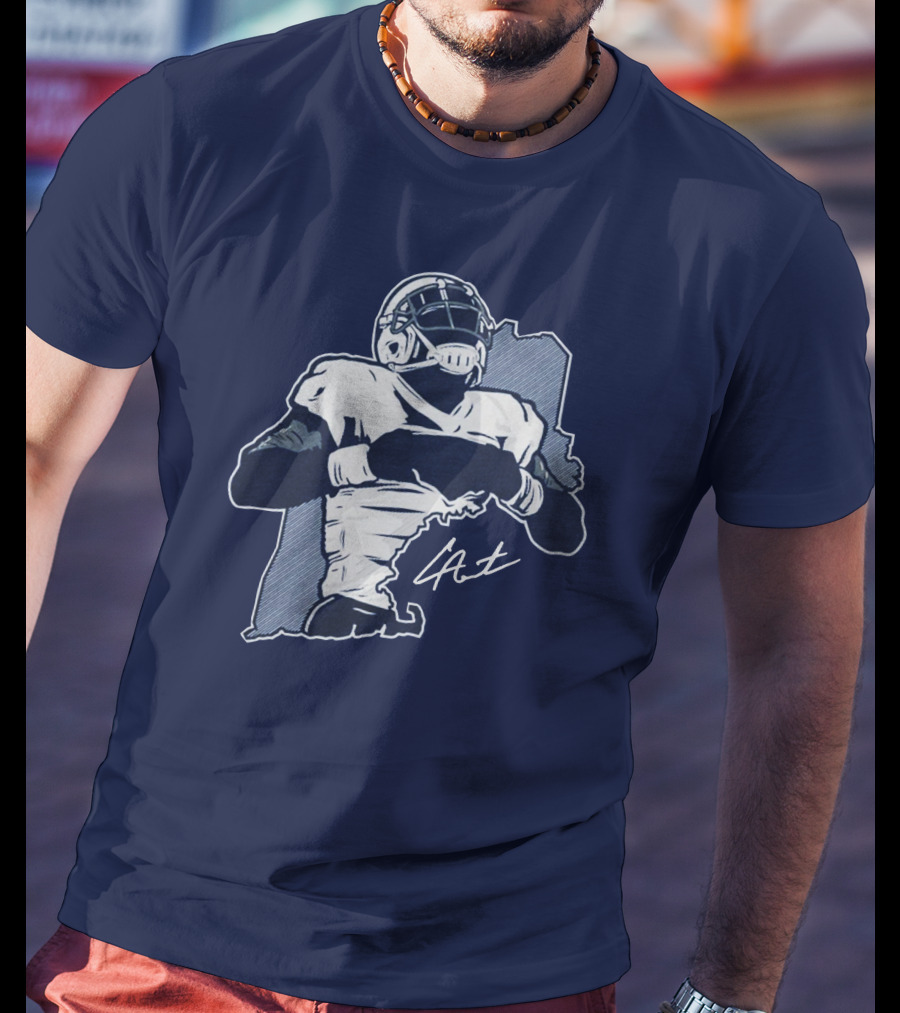 Cam Newton Celebration Football Player Signature Pose T-Shirt