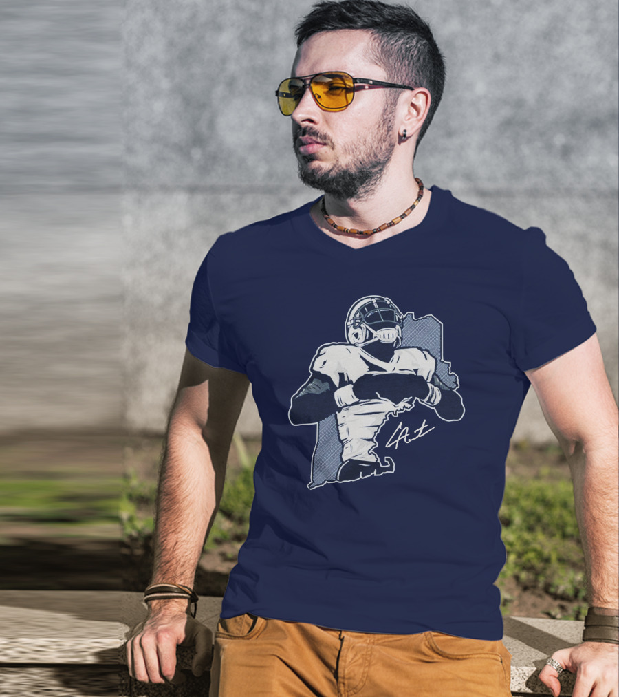 Cam Newton Celebration Football Player Signature Pose T-Shirt