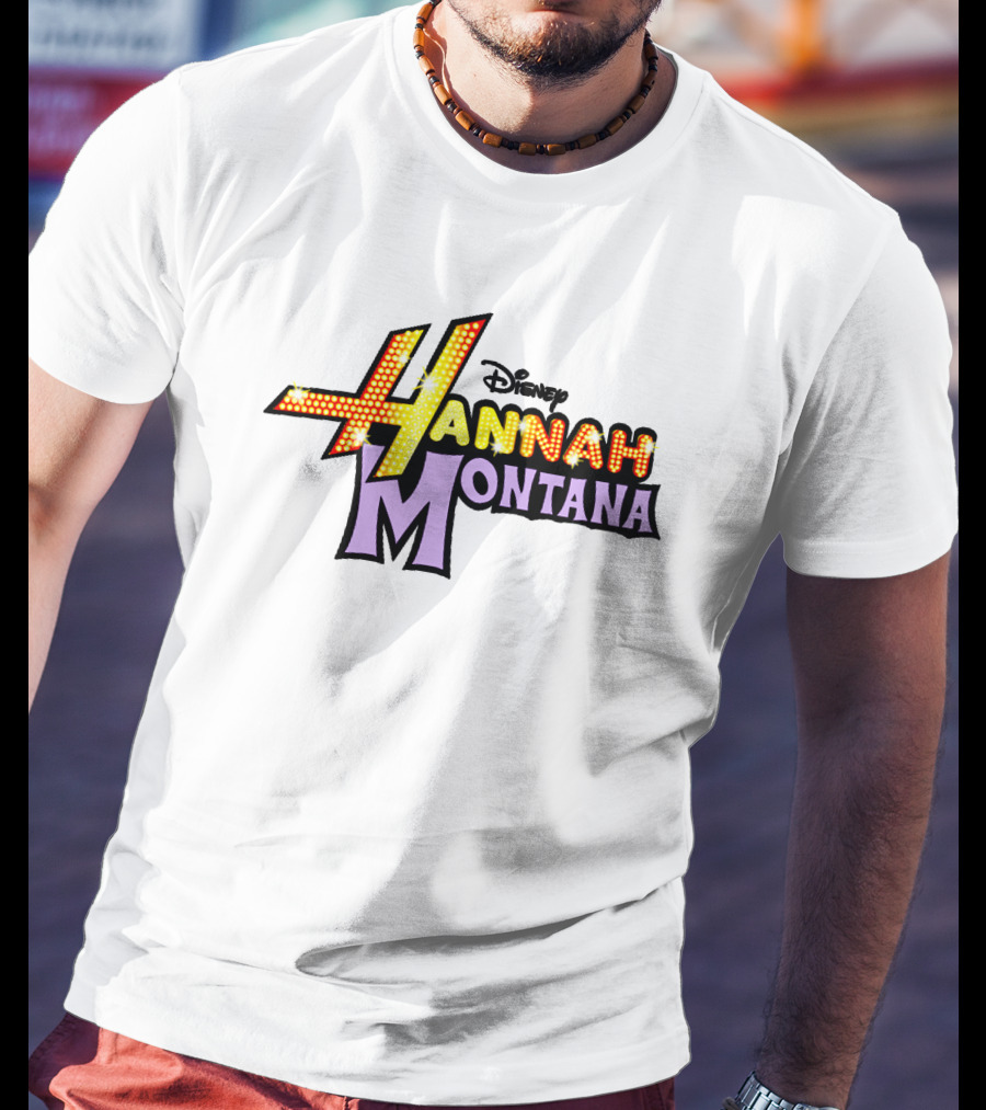 Disney Hannah Montana Logo Miley Cyrus T-Shirt