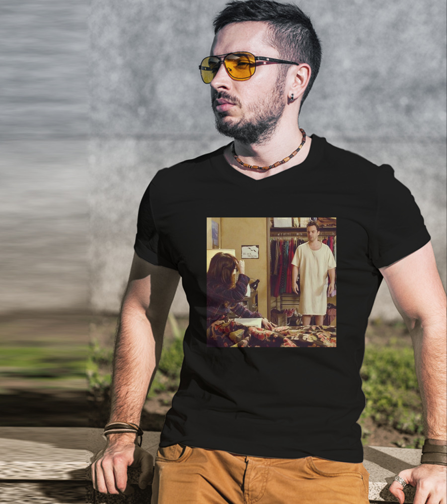 Nick Miller Sleepwear Scene With Pajamas And Wardrobe T-Shirt