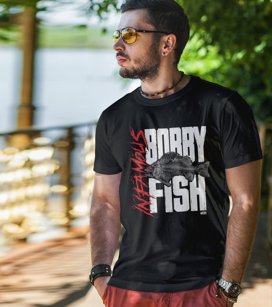 Bobby Fish Infamous AEW Red Star T-Shirt