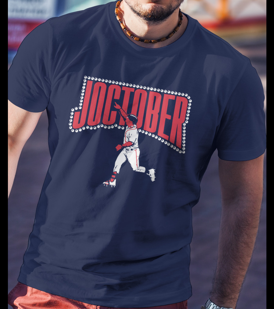 Joctober Baseball Icon Joc Pederson T-Shirt