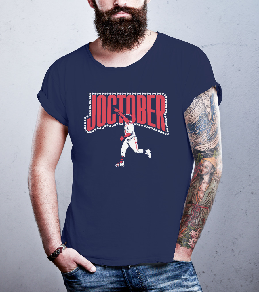 Joctober Baseball Icon Joc Pederson T-Shirt