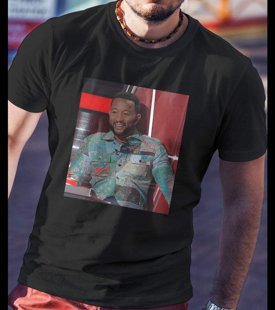 John Legend Patchwork Style On The Voice T-Shirt