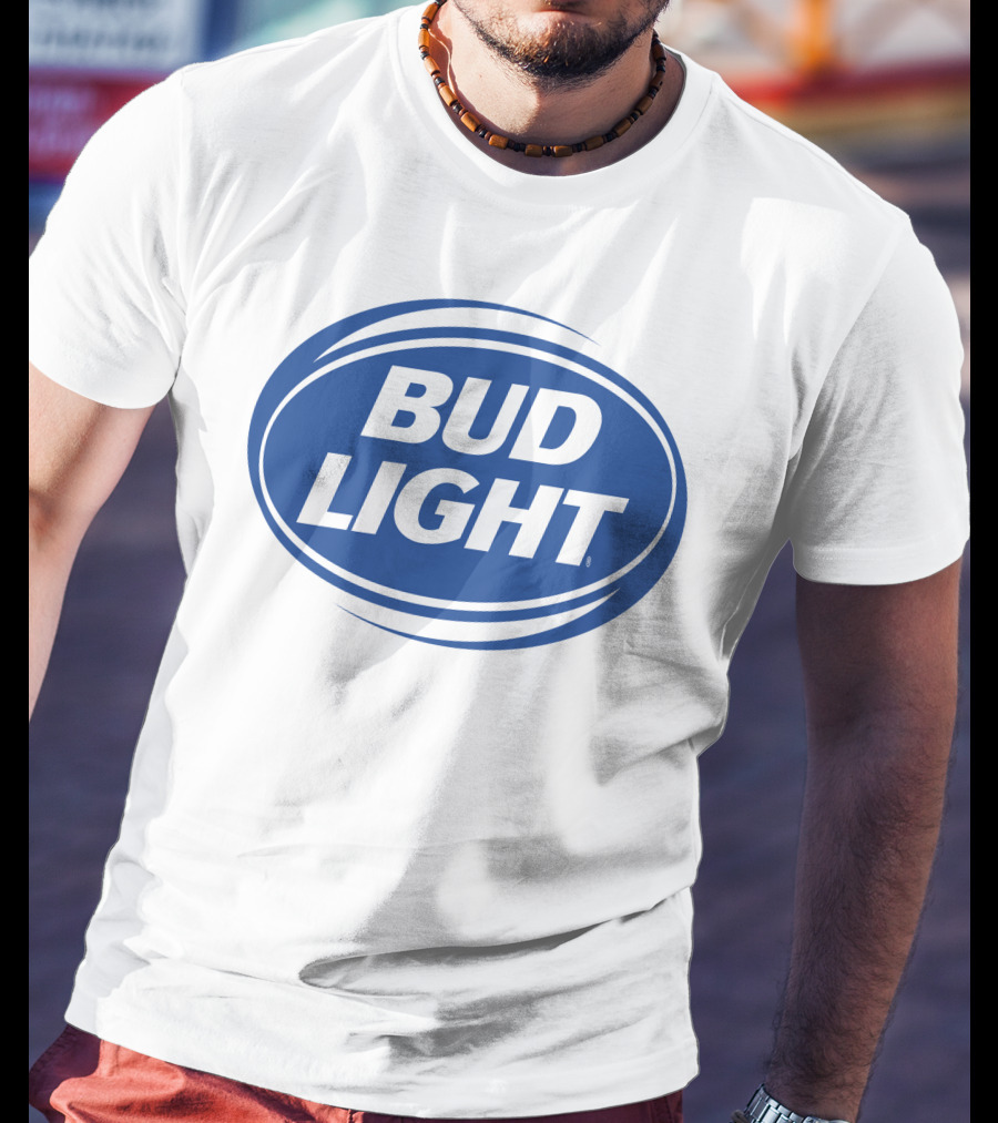 Bud Light Classic Blue Oval T-Shirt
