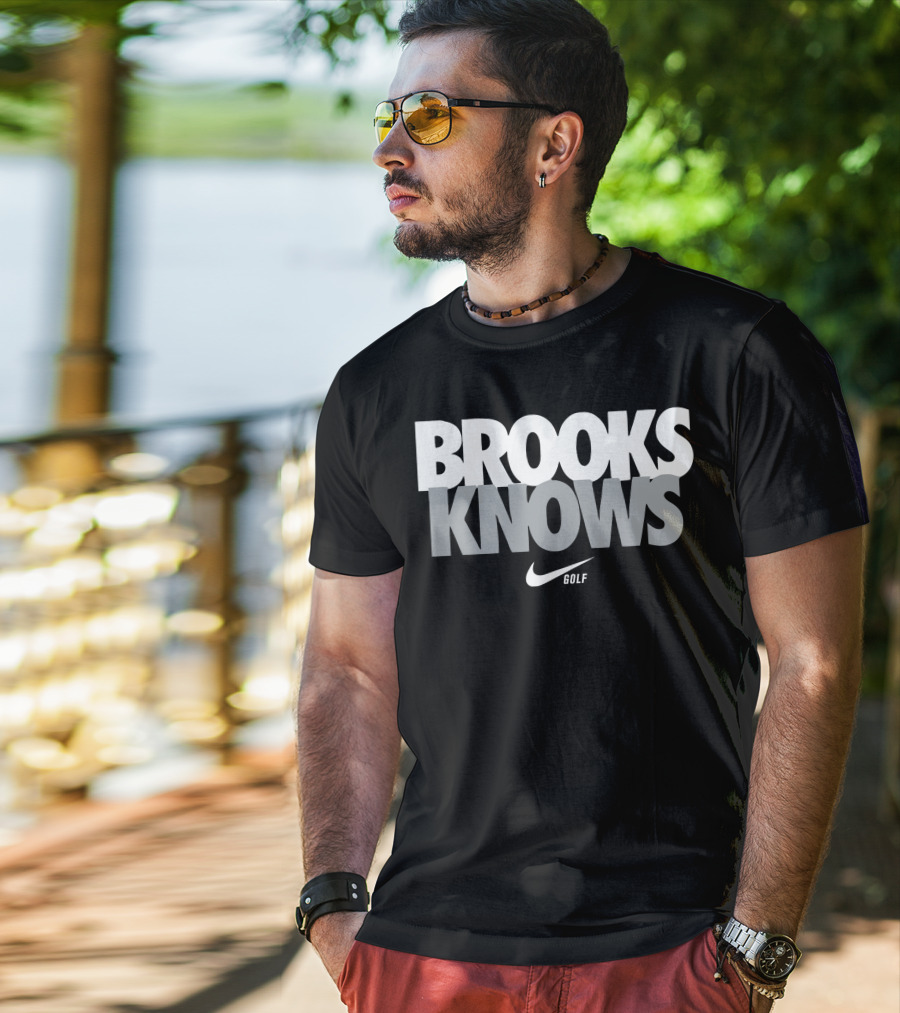 Brooks Knows Golf Brooks Koepka T-Shirt