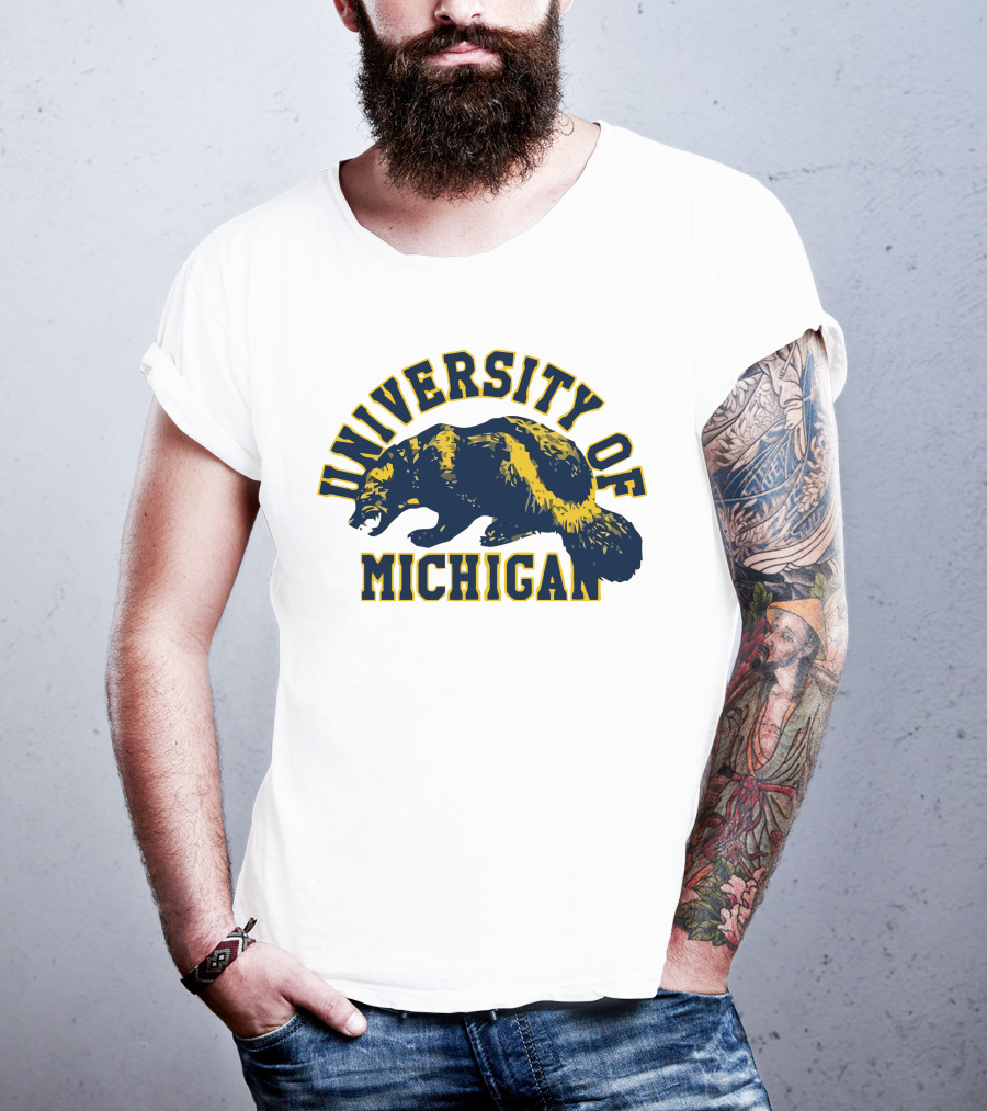University Of Michigan Wolverines Vintage Wolverine T-Shirt