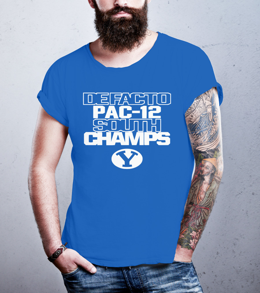 Defacto Pac-12 South Champs Byu Y T-Shirt