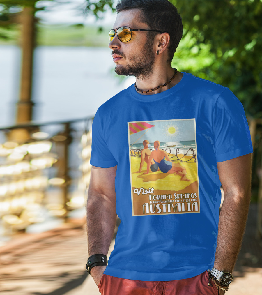 Visit Howard Springs Totally Voluntary Relocation Camp Australia T-Shirt