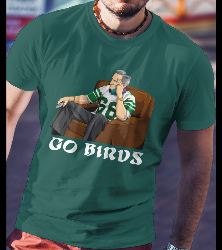 Go Birds Philadelphia Eagles Football 66 Jersey Fan T-Shirt