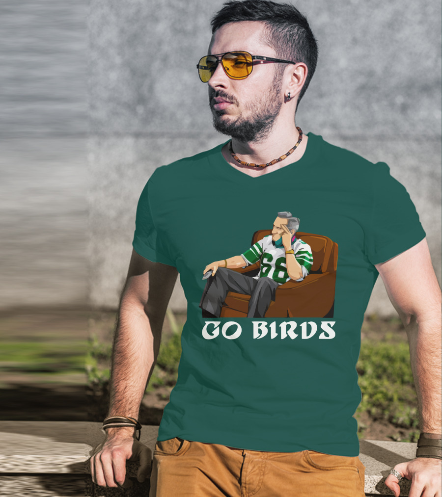 Go Birds Philadelphia Eagles Football 66 Jersey Fan T-Shirt