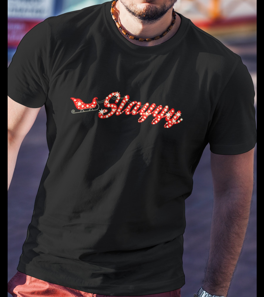 Bebe Rexha Slayyy Sleigh Christmas Lights T-Shirt