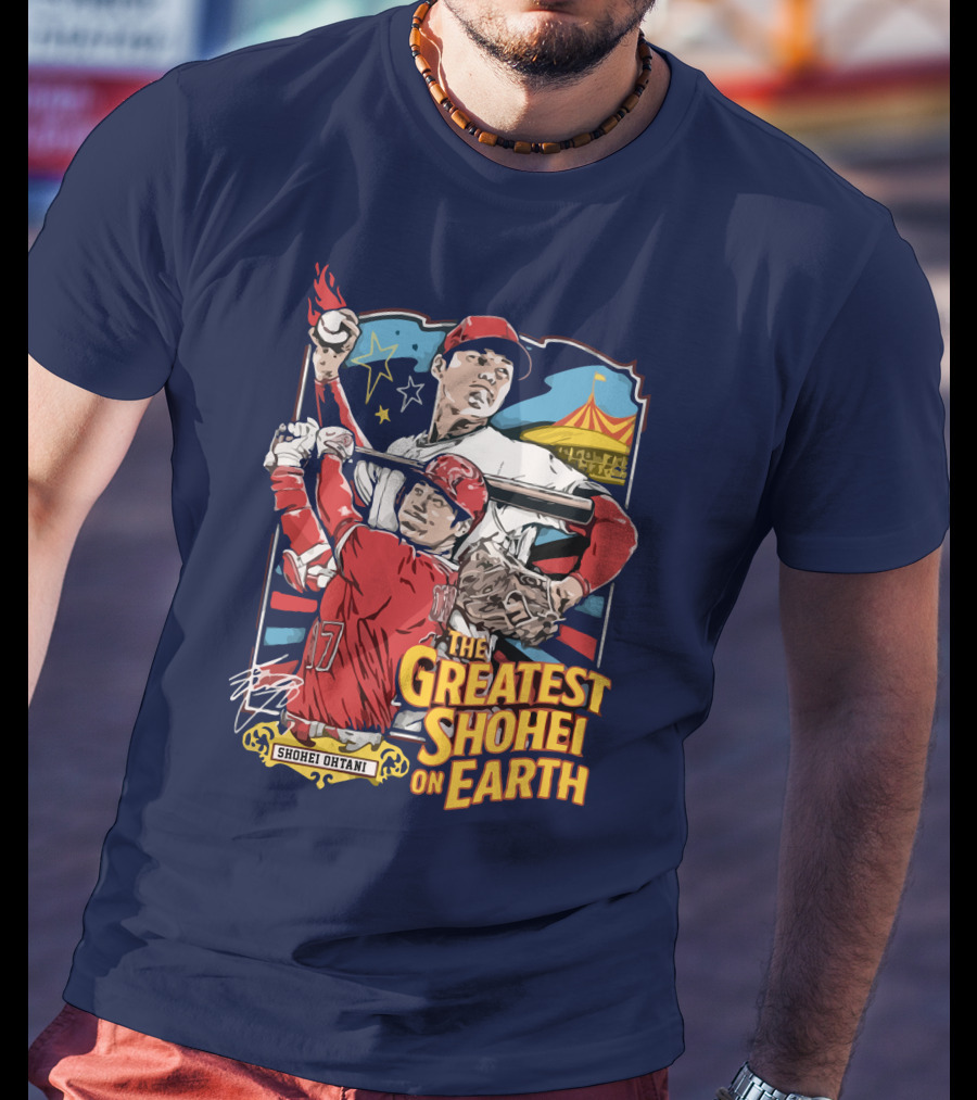 Shohei Ohtani Pitcher And Batter The Greatest Shohei On Earth T-Shirt