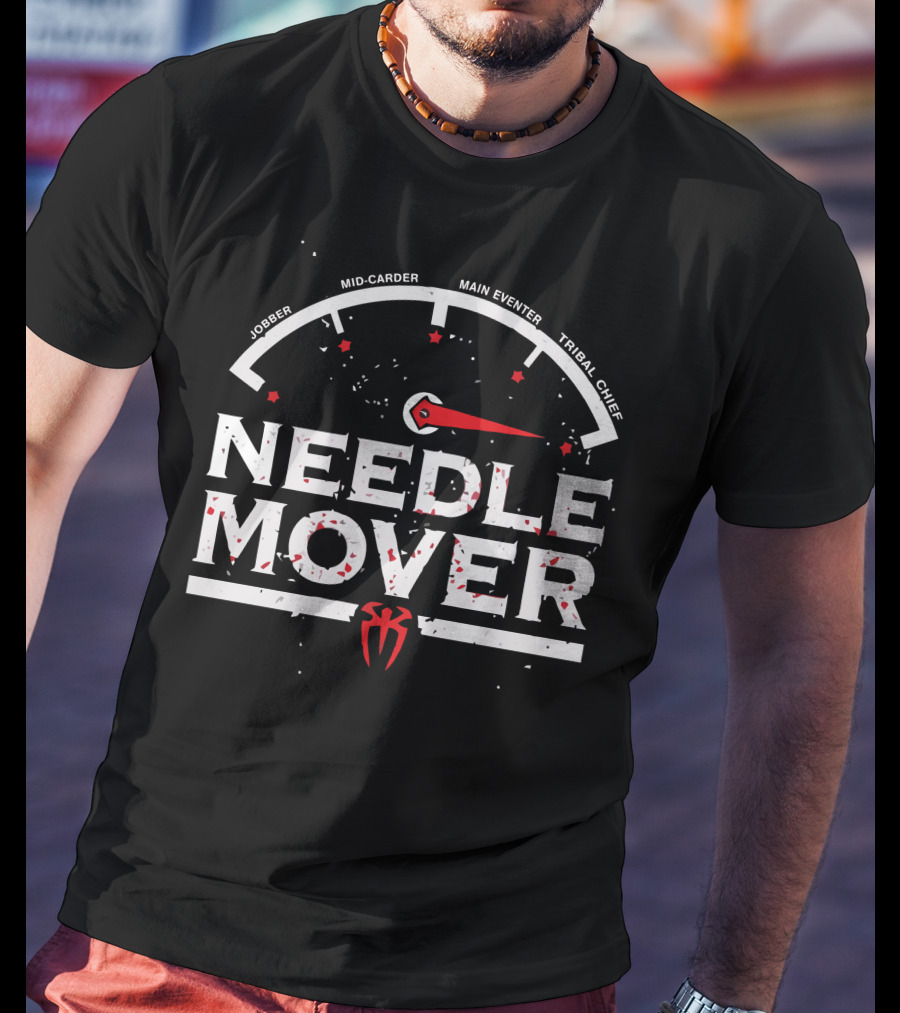 Roman Reigns Needle Mover Tribal Chief Main Eventer Authentic T-Shirt